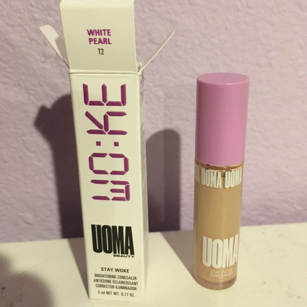 BRAND NEW: UOMA Beauty Stay Woke Concealer Pearl White T2